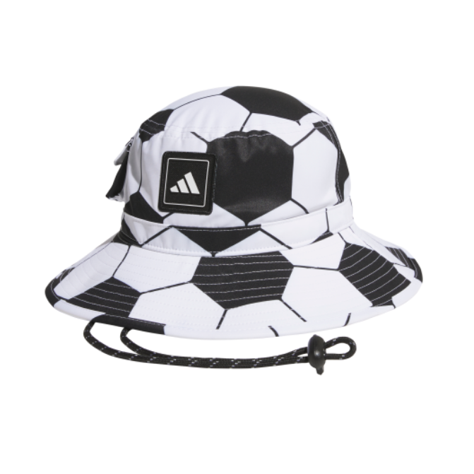 adidas Unisex Soccer Ball Boonie Hats Black/White - Third Coast Soccer