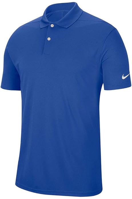 Nike Vicotry Solid Polo Polos University Blue/White Mens Small - Third Coast Soccer