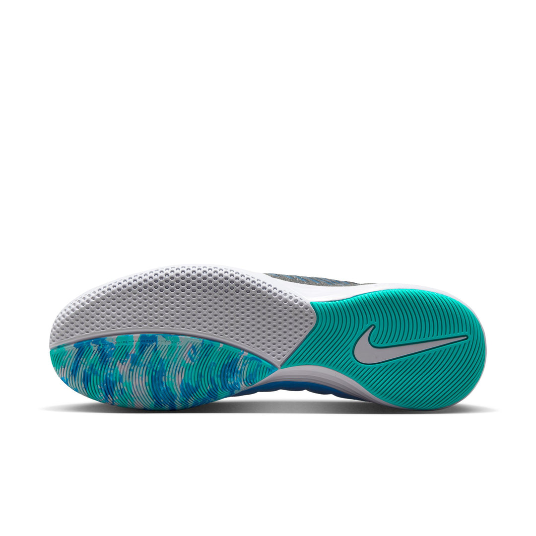 Nike Lunargato II IC - Silver/Black/Blue Men's Footwear - Third Coast Soccer