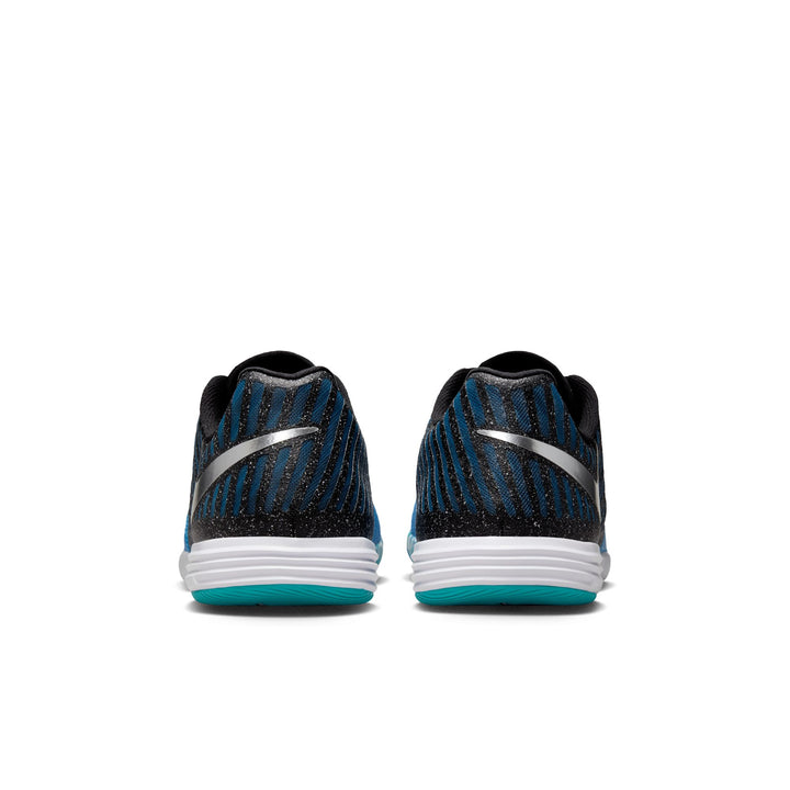 Nike Lunargato II IC - Silver/Black/Blue Men's Footwear - Third Coast Soccer