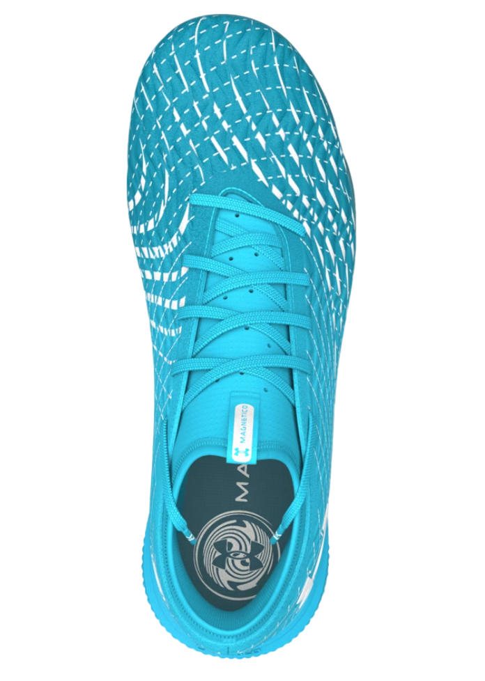 UA Magnetico Select 5 Indoor - Blue Blur/White Mens Footwear - Third Coast Soccer