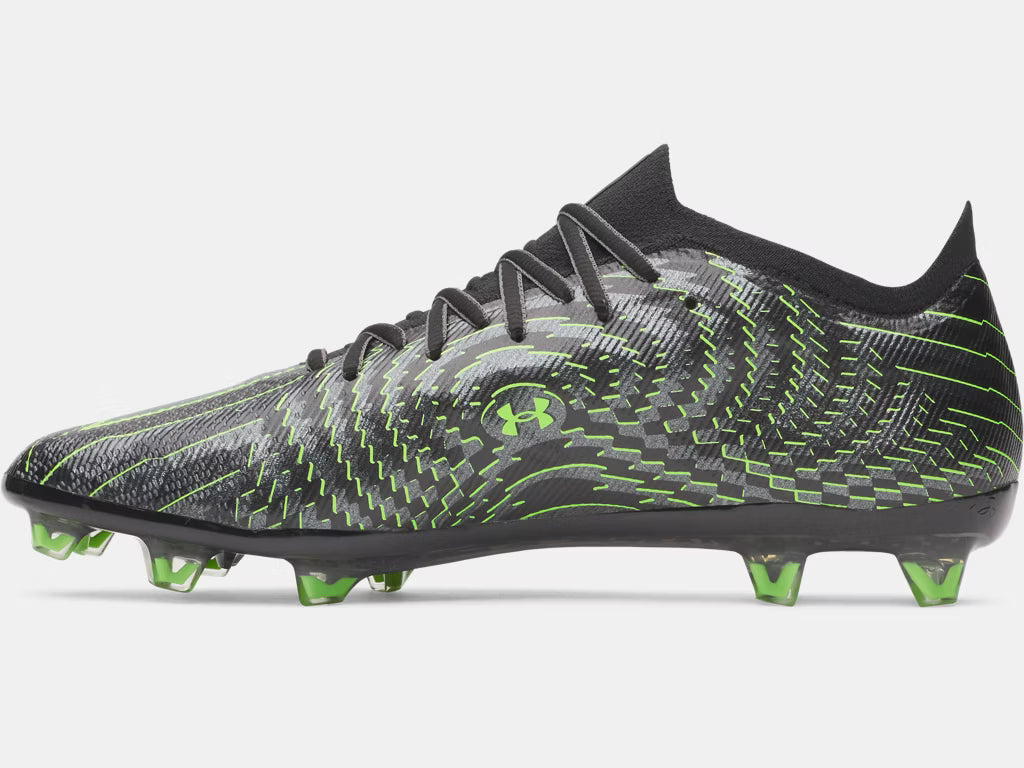 UA Shadow Elite 4 FG Mach FG - Black/Titan Gray/Hyper Green