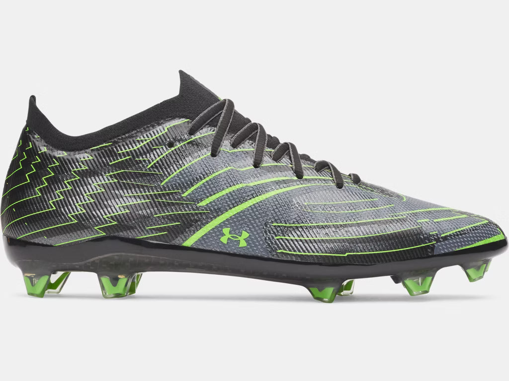 UA Shadow Elite 4 FG Mach FG - Black/Titan Gray/Hyper Green