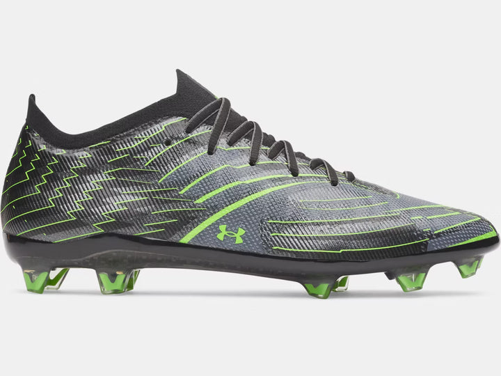UA Shadow Elite 4 FG Mach FG - Black/Titan Gray/Hyper Green