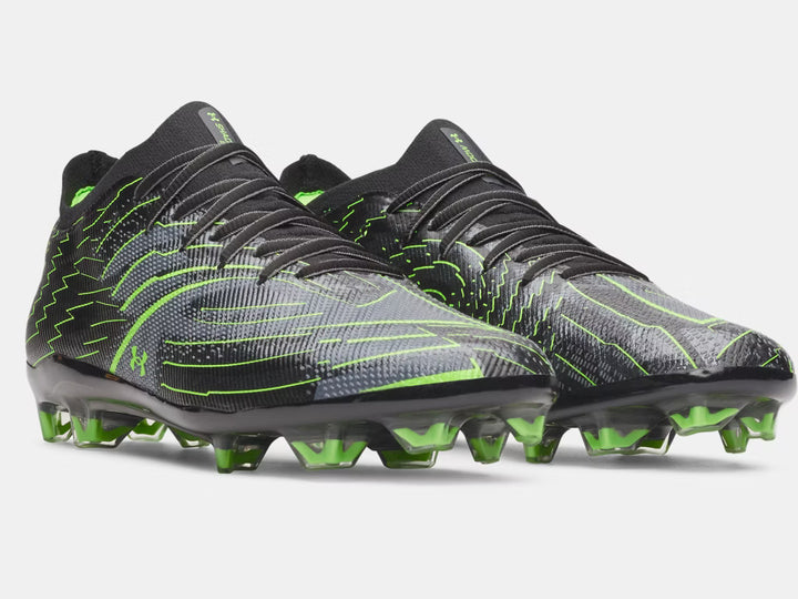 UA Shadow Elite 4 FG Mach FG - Black/Titan Gray/Hyper Green