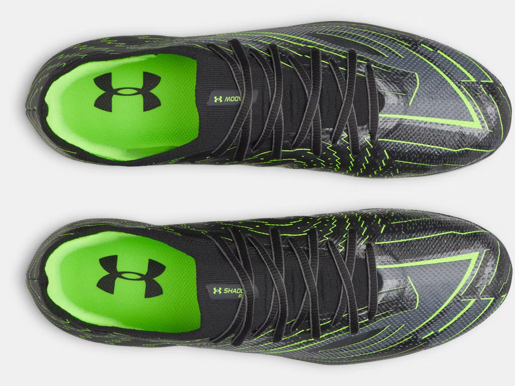 UA Shadow Elite 4 FG Mach FG - Black/Titan Gray/Hyper Green