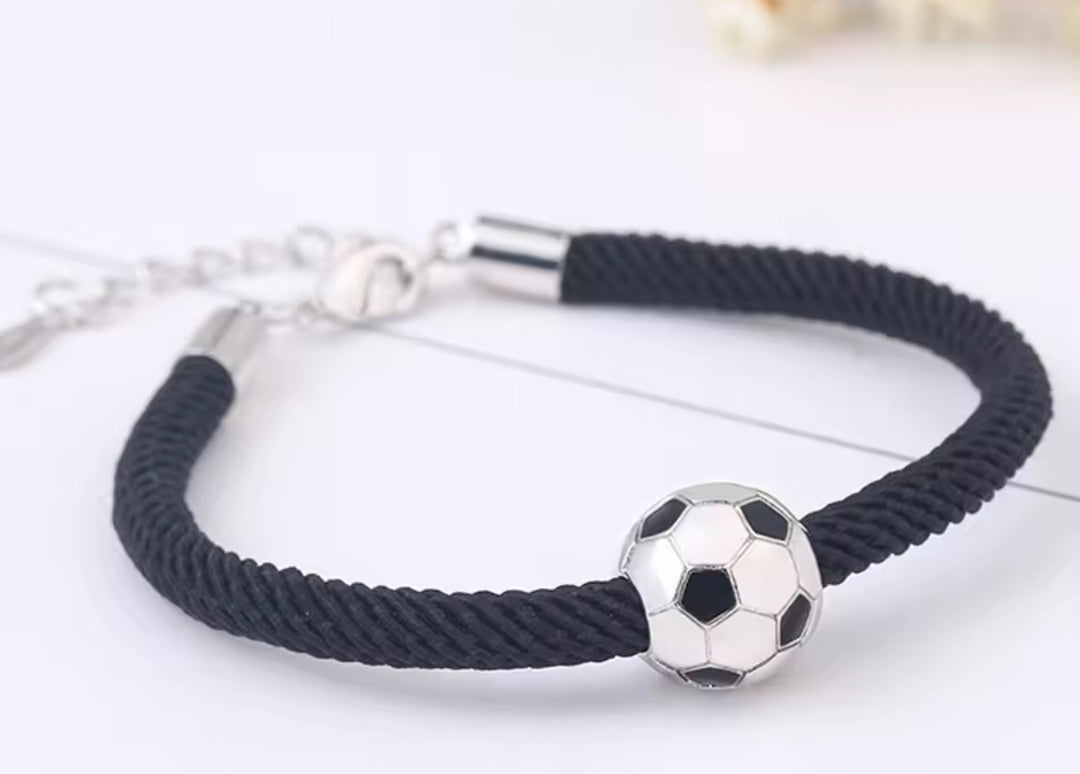 RPS Designs Rope Bracelet Jewelry Black - Third Coast Soccer