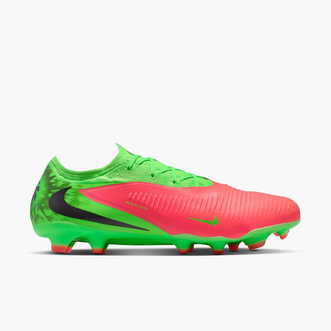 Nike Phantom 6 Low Pro Haaland FG - Hot Punch/Black/Green Men's Footwear - Third Coast Soccer