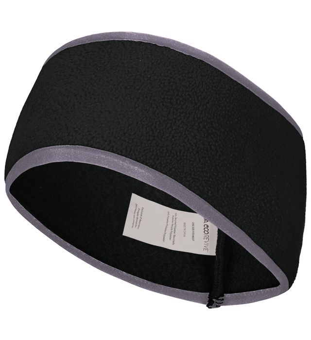 Augusta Chill Fleece 2.0 Headband Training Wear Black - Third Coast Soccer