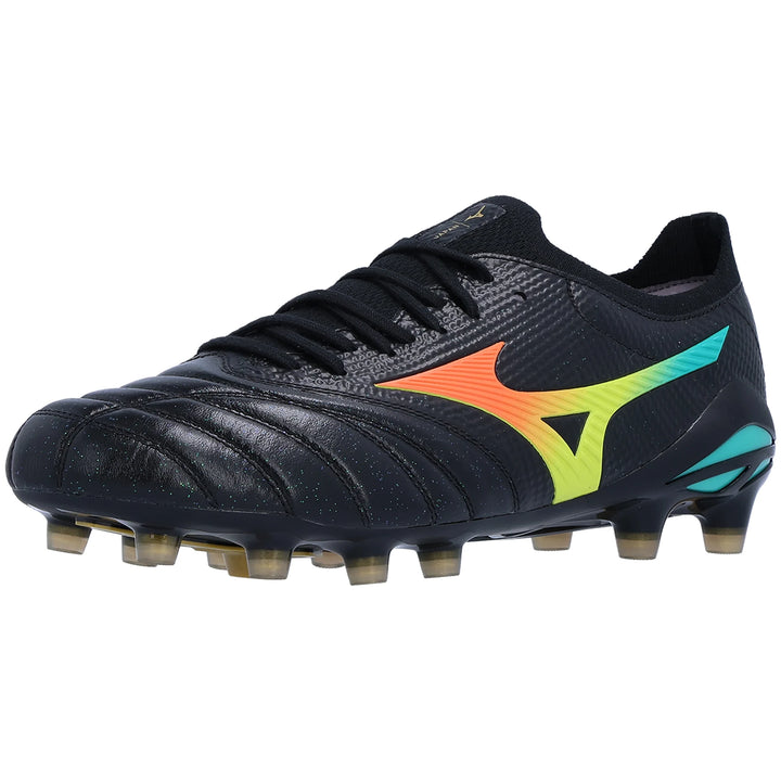 Mizuno Morelia Neo V Beta Japan FG - Black/Lava Orange
