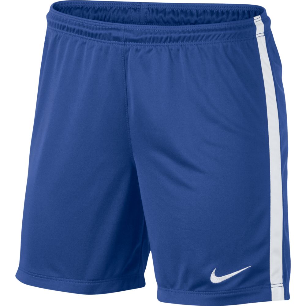 Nike Women's League Knit Short Shorts Royal/White Womens XSmall - Third Coast Soccer