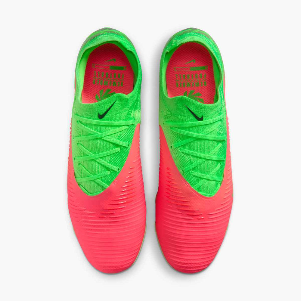 Nike Phantom 6 Low Pro Haaland FG - Hot Punch/Black/Green Men's Footwear - Third Coast Soccer