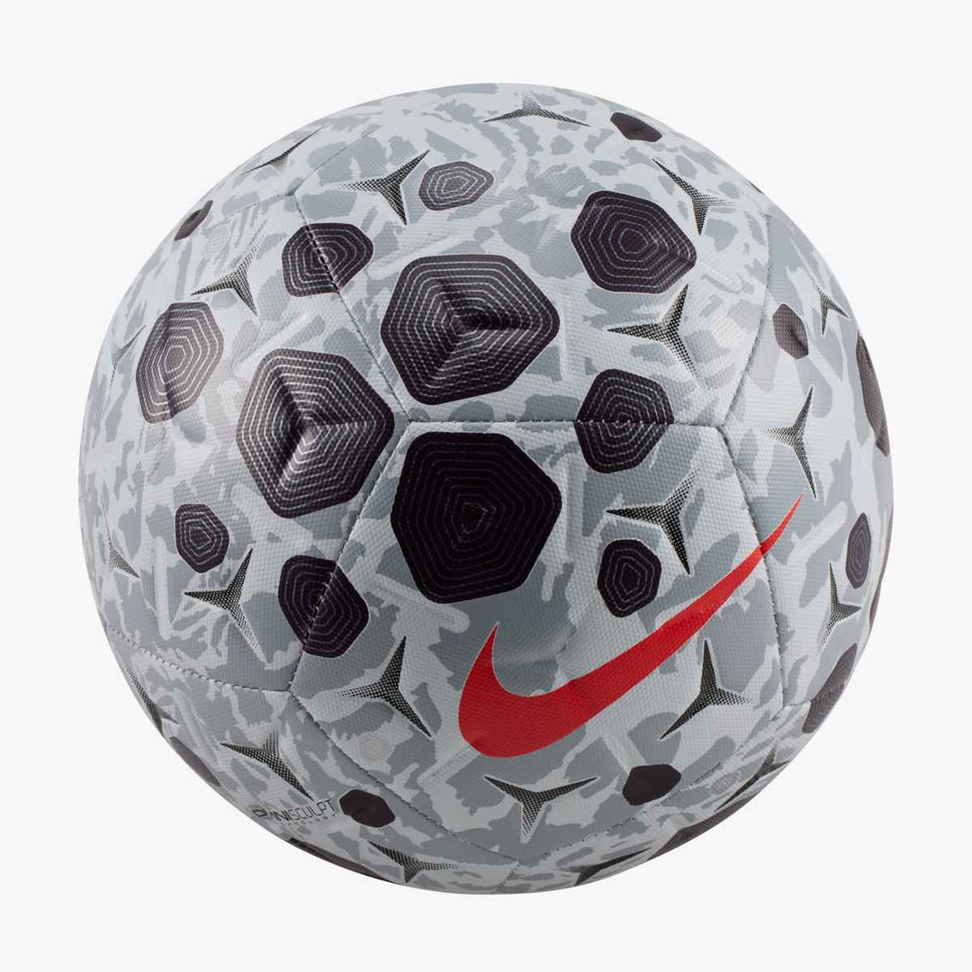Nike United Academy Ball - Pure Platinum/Crimson Balls Pure Platinum/Bright Crimson 3 - Third Coast Soccer