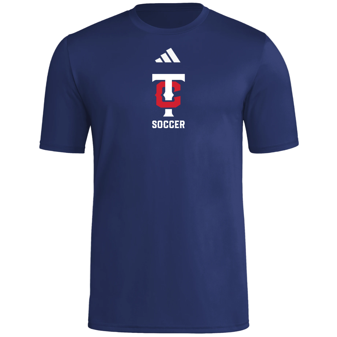 adidas TCHS SS Pregame Tee - Navy