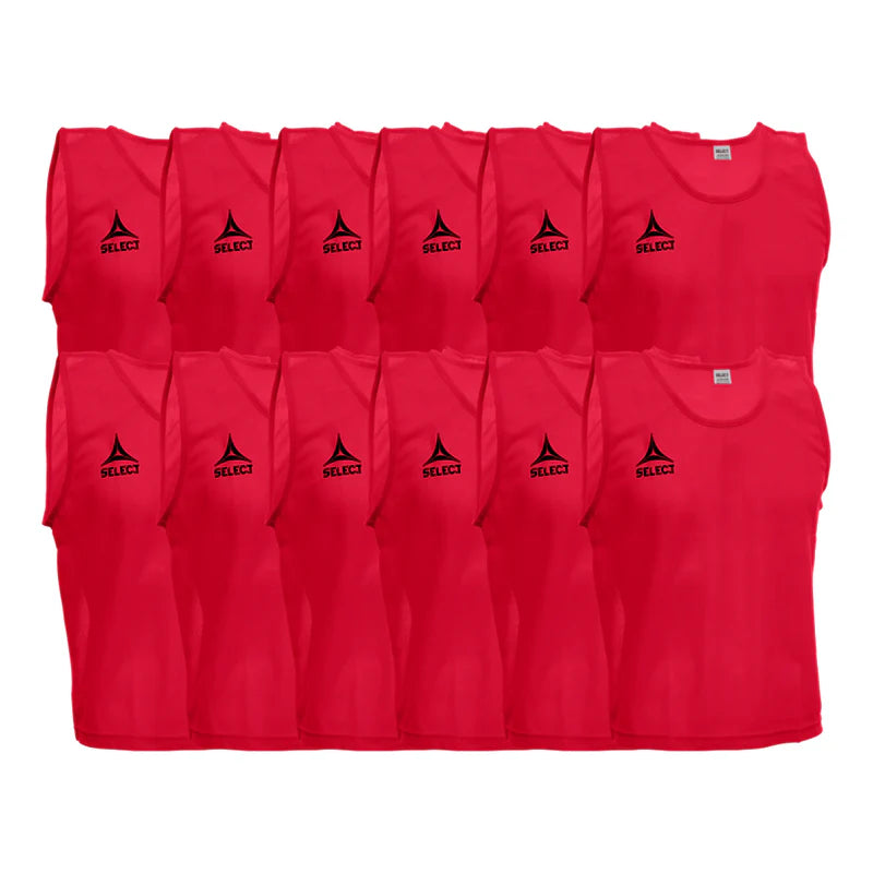 Select Over Vest Training Bib - Senior Coaching Accessories Adult Red - Third Coast Soccer