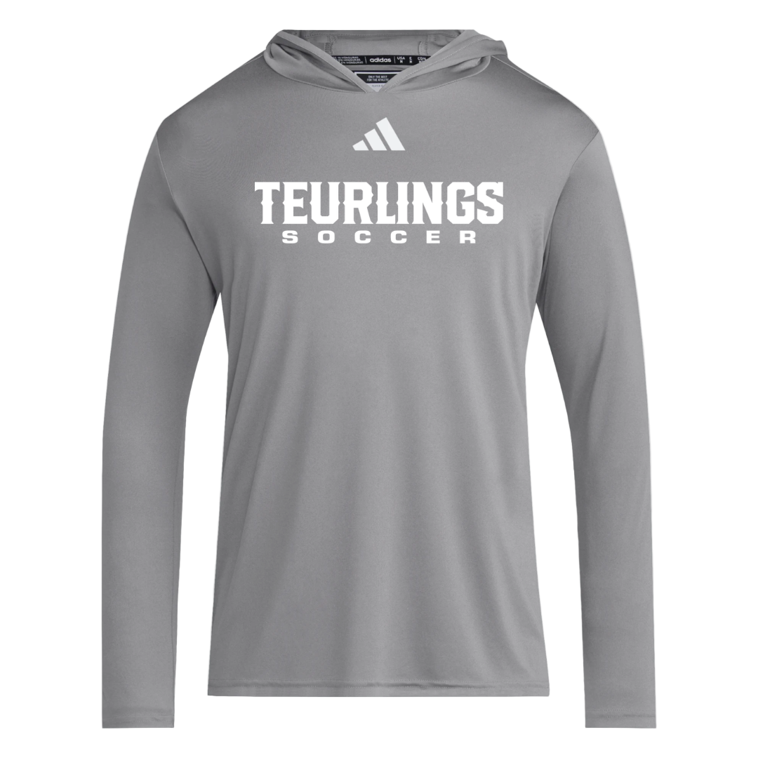 adidas Teurlings D4T LS Hoody - Grey