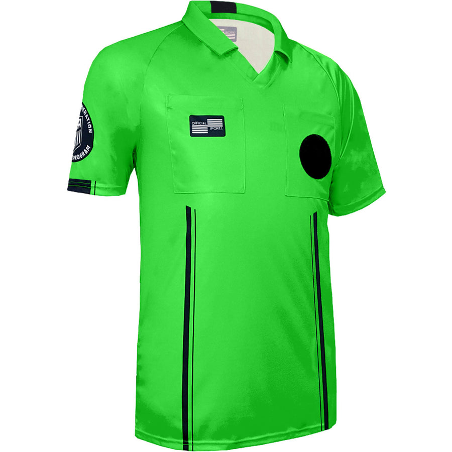 Official Sports USSF Economy Jersey - Green Referee   - Third Coast Soccer