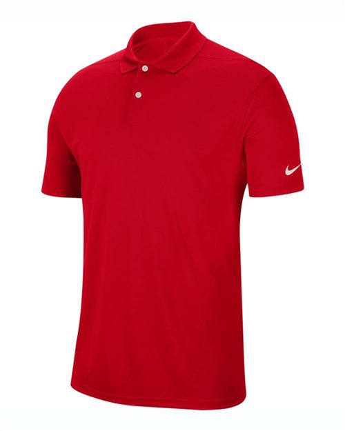Nike Vicotry Solid Polo Polos University Red/White Mens Small - Third Coast Soccer
