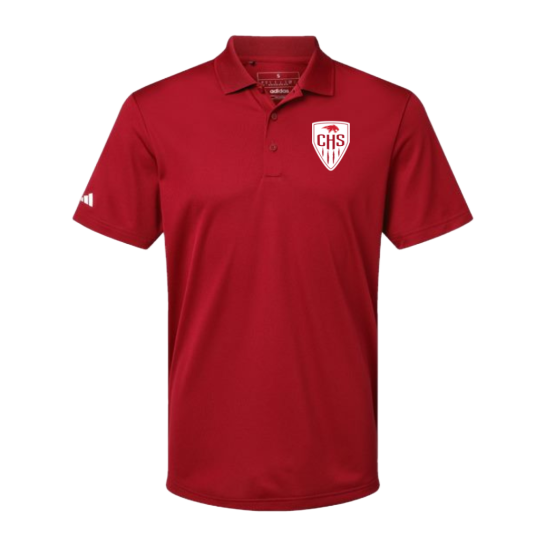adidas Catholic High New Iberia Basic Sport Polo - Red