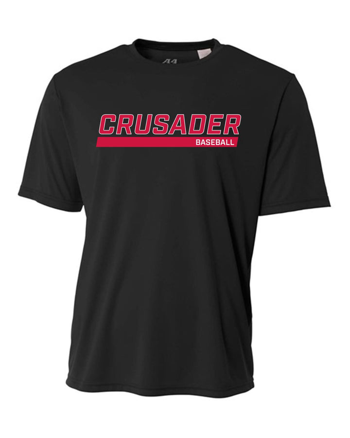 WCU Baseball Men's Short-Sleeve Performance Shirt WCU Baseball Black Crusader - Third Coast Soccer