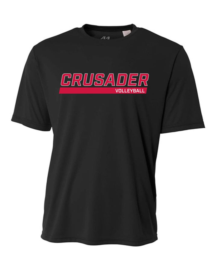 WCU Volleyball Men's Short-Sleeve Performance Shirt WCU Volleyball Black Crusader - Third Coast Soccer