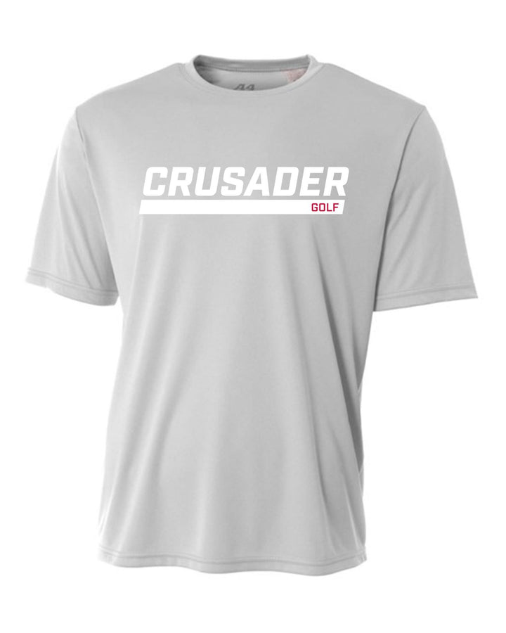 WCU Golf Youth Short-Sleeve Performance Shirt WCU Golf Silver CRUSADER - Third Coast Soccer