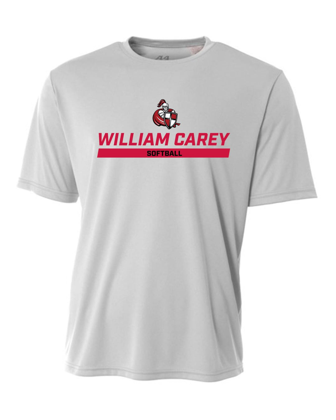 WCU Softball Men's Short-Sleeve Performance Shirt WCU Softball Silver Wc W/Crusader - Third Coast Soccer