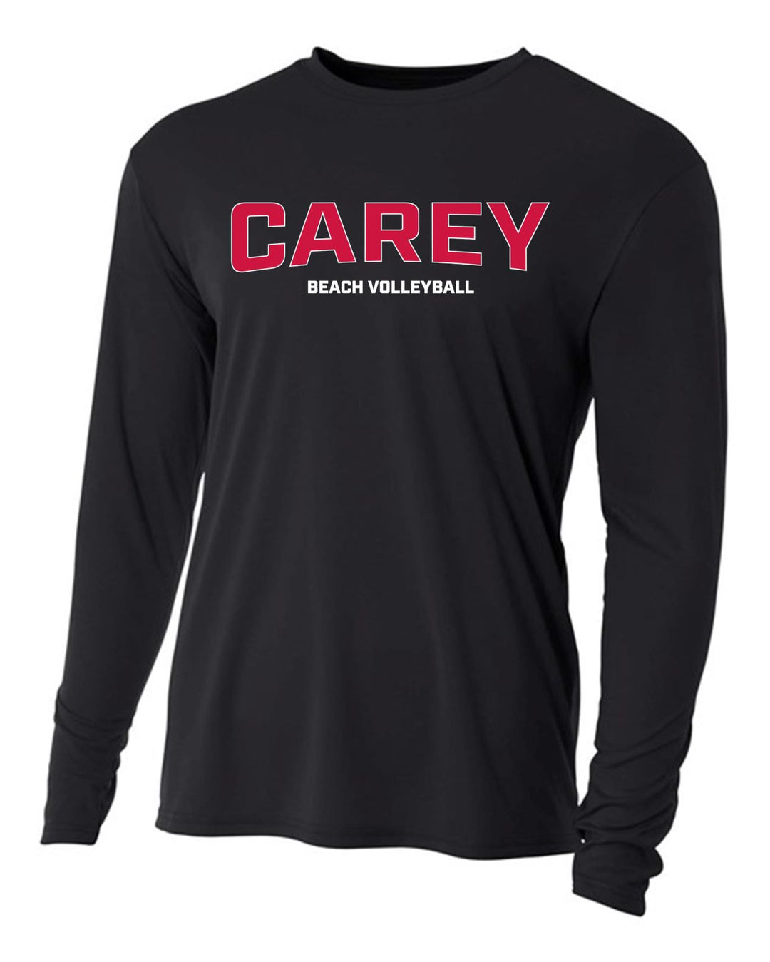 WCU Beach Volleyball Men's Long-Sleeve Performance Shirt WCU Beach Volleyball Black Carey - Third Coast Soccer