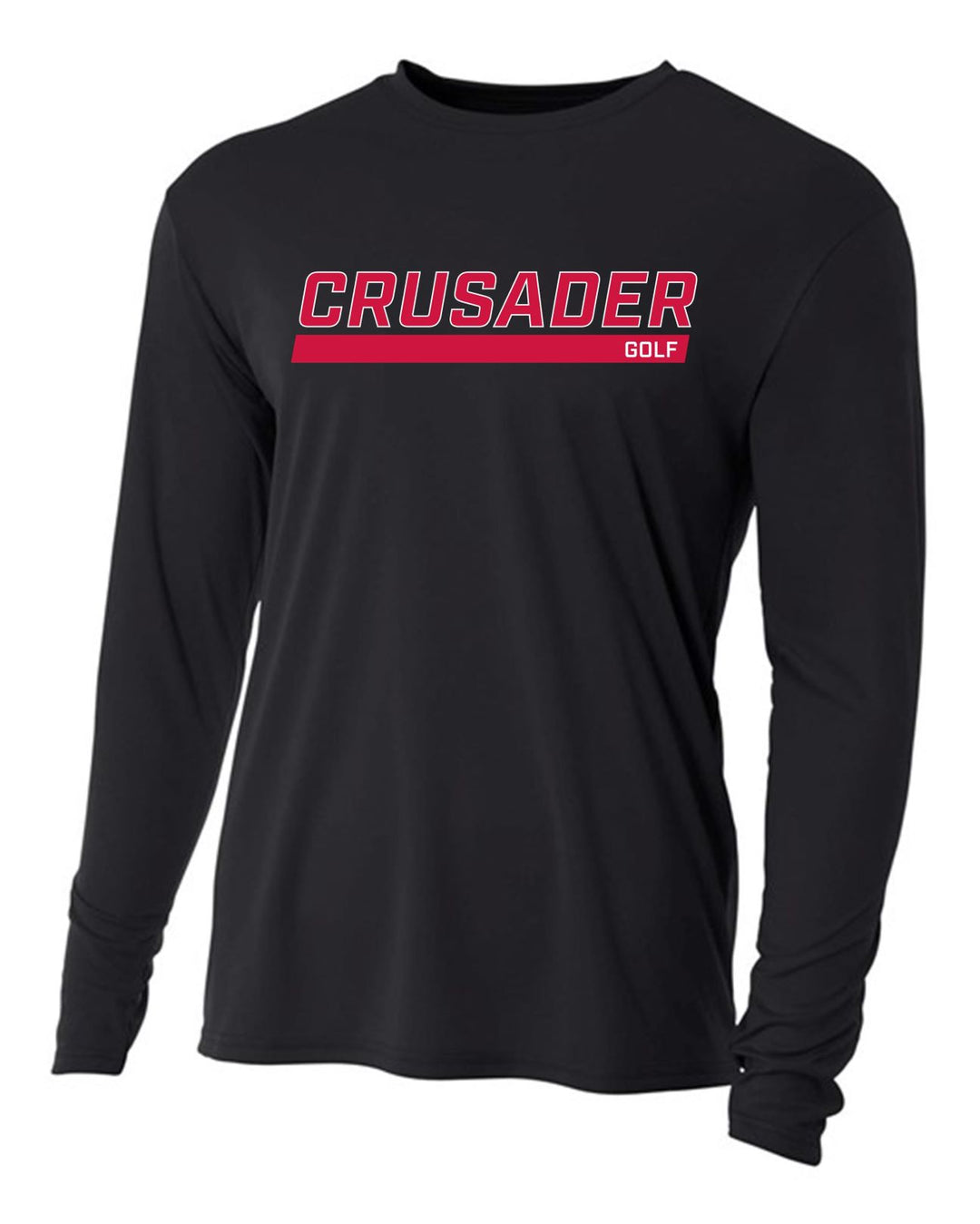 WCU Golf Youth Long-Sleeve Performance Shirt WCU Golf Black Crusader - Third Coast Soccer