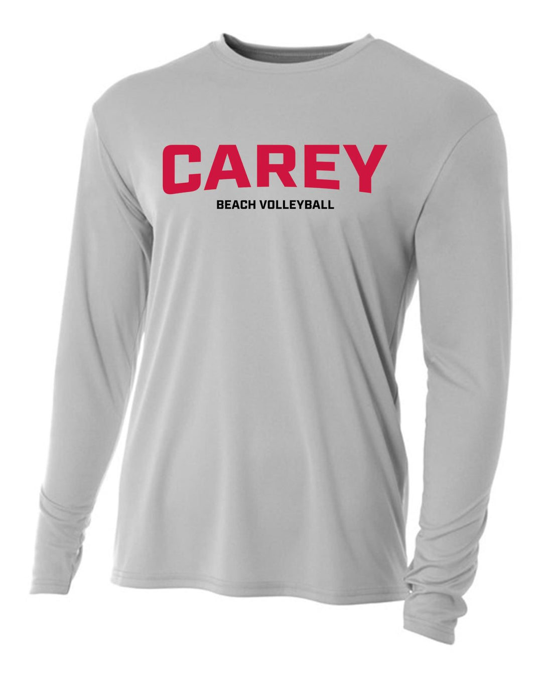 WCU Beach Volleyball Men's Long-Sleeve Performance Shirt WCU Beach Volleyball Silver Carey - Third Coast Soccer