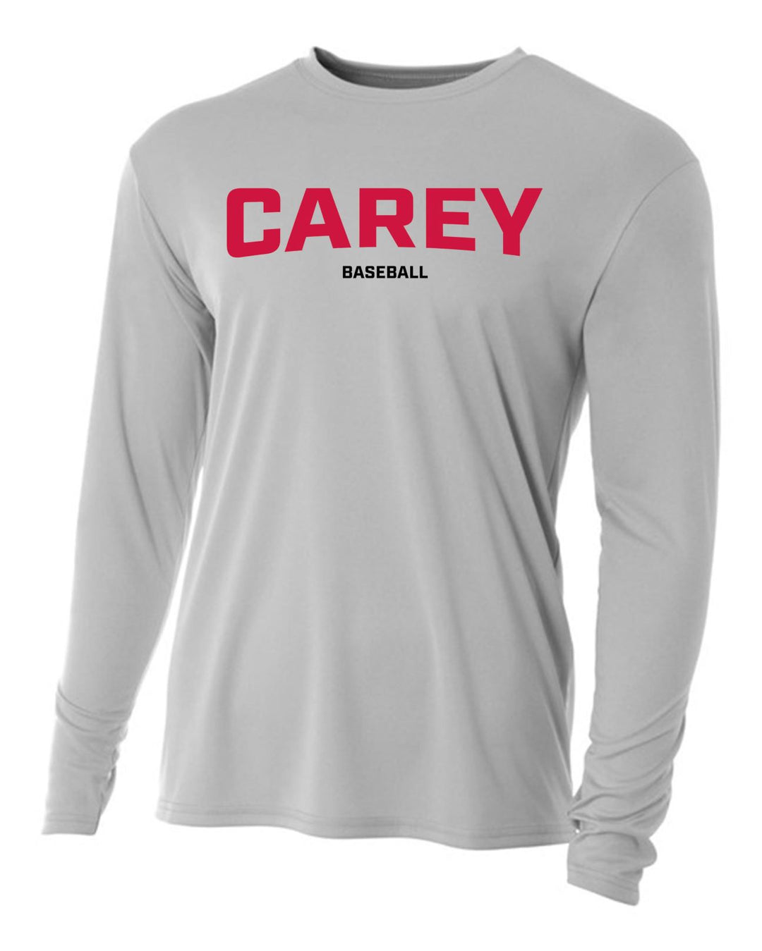 WCU Baseball Youth Long-Sleeve Performance Shirt WCU Baseball Silver CAREY - Third Coast Soccer