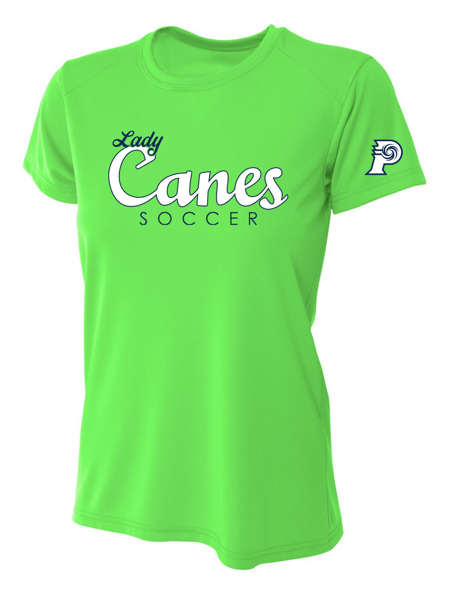 A4 PVHS Soccer Training Jersey - Safety Green Prairieville High School   - Third Coast Soccer