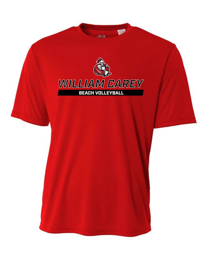 WCU Beach Volleyball Youth Short-Sleeve Performance Shirt WCU Beach Volleyball Red Wc W/Crusader - Third Coast Soccer