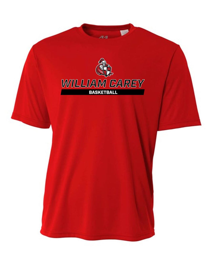 WCU Basketball Men's Short-Sleeve Performance Shirt WCU Basketball Red WC W/CRUSADER - Third Coast Soccer