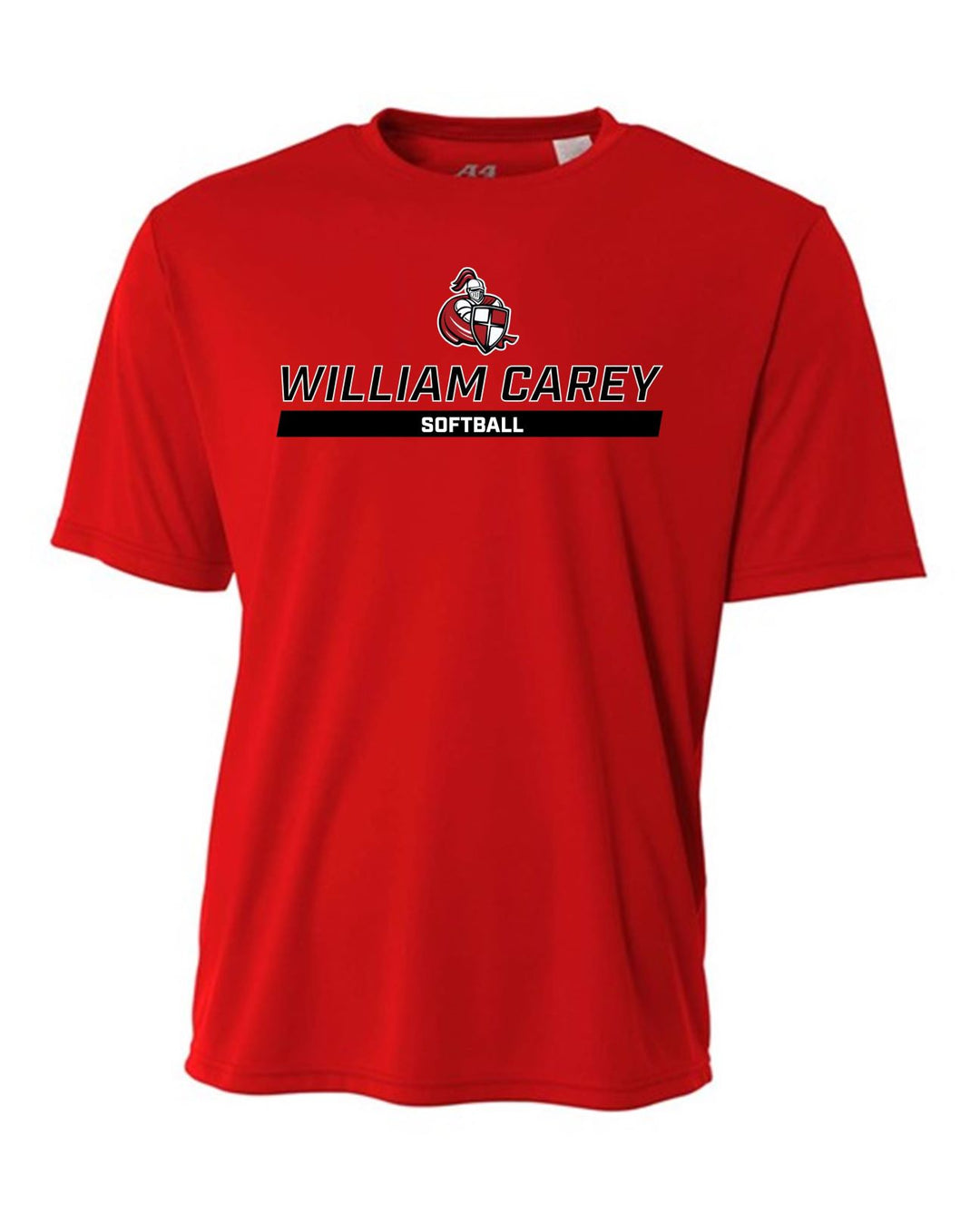WCU Softball Men's Short-Sleeve Performance Shirt WCU Softball Red WC W/CRUSADER - Third Coast Soccer