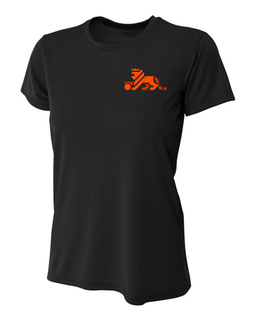 Louisiana Elite Lion A4 Cooling Performance Crew Louisiana Elite Spiritwear Black Womens Small - Third Coast Soccer
