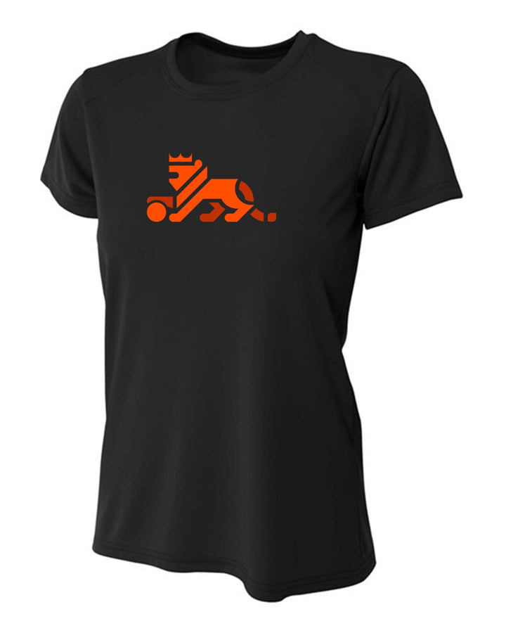 Louisiana Elite Lion A4 Cooling Performance Crew Louisiana Elite Spiritwear Black Womens Small - Third Coast Soccer