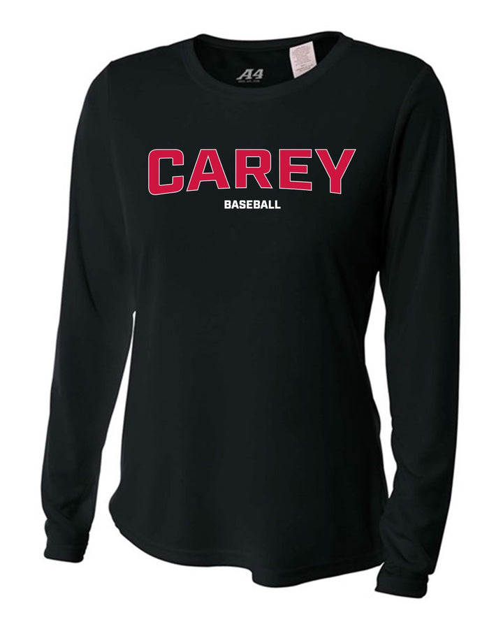 WCU Baseball Women's Long-Sleeve Performance Shirt WCU Baseball Black CAREY - Third Coast Soccer