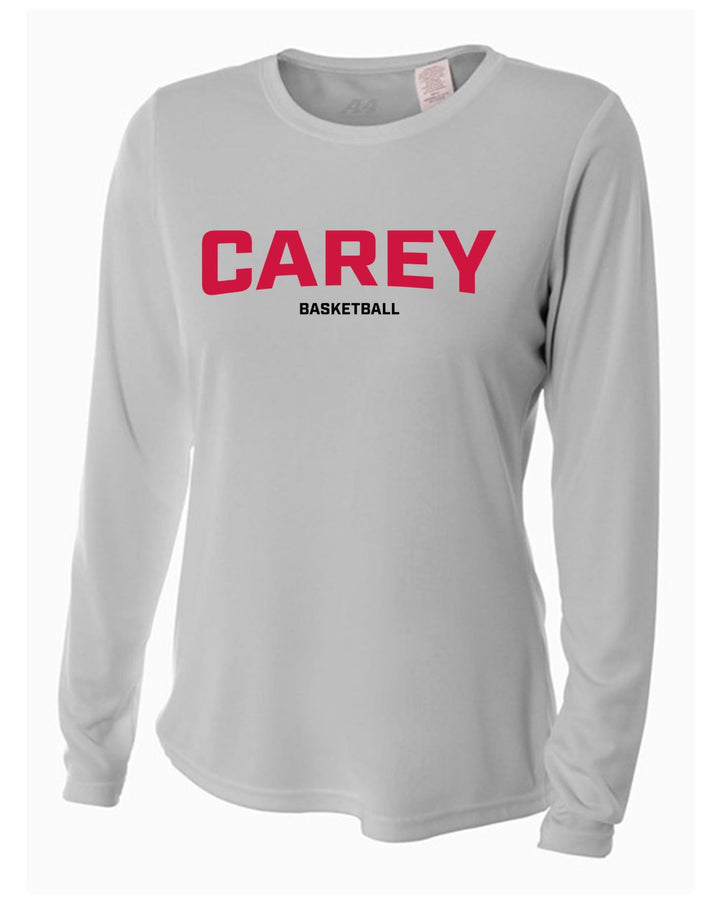 WCU Basketball Women's Long-Sleeve Performance Shirt WCU Basketball Silver CAREY - Third Coast Soccer