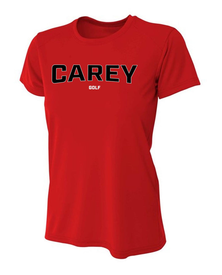 WCU Golf Women's Short-Sleeve Performance Shirt WCU Golf Red CAREY - Third Coast Soccer