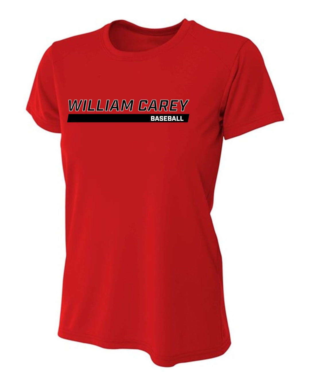 WCU Baseball Women's Short-Sleeve Performance Shirt WCU Baseball Red WC W/O CRUSADER - Third Coast Soccer