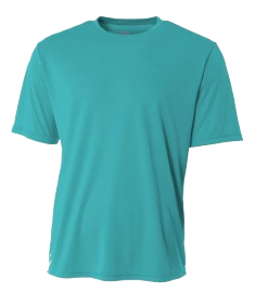 A4 Cooling Performance Crew Training Jersey Teal X-Small - Third Coast Soccer