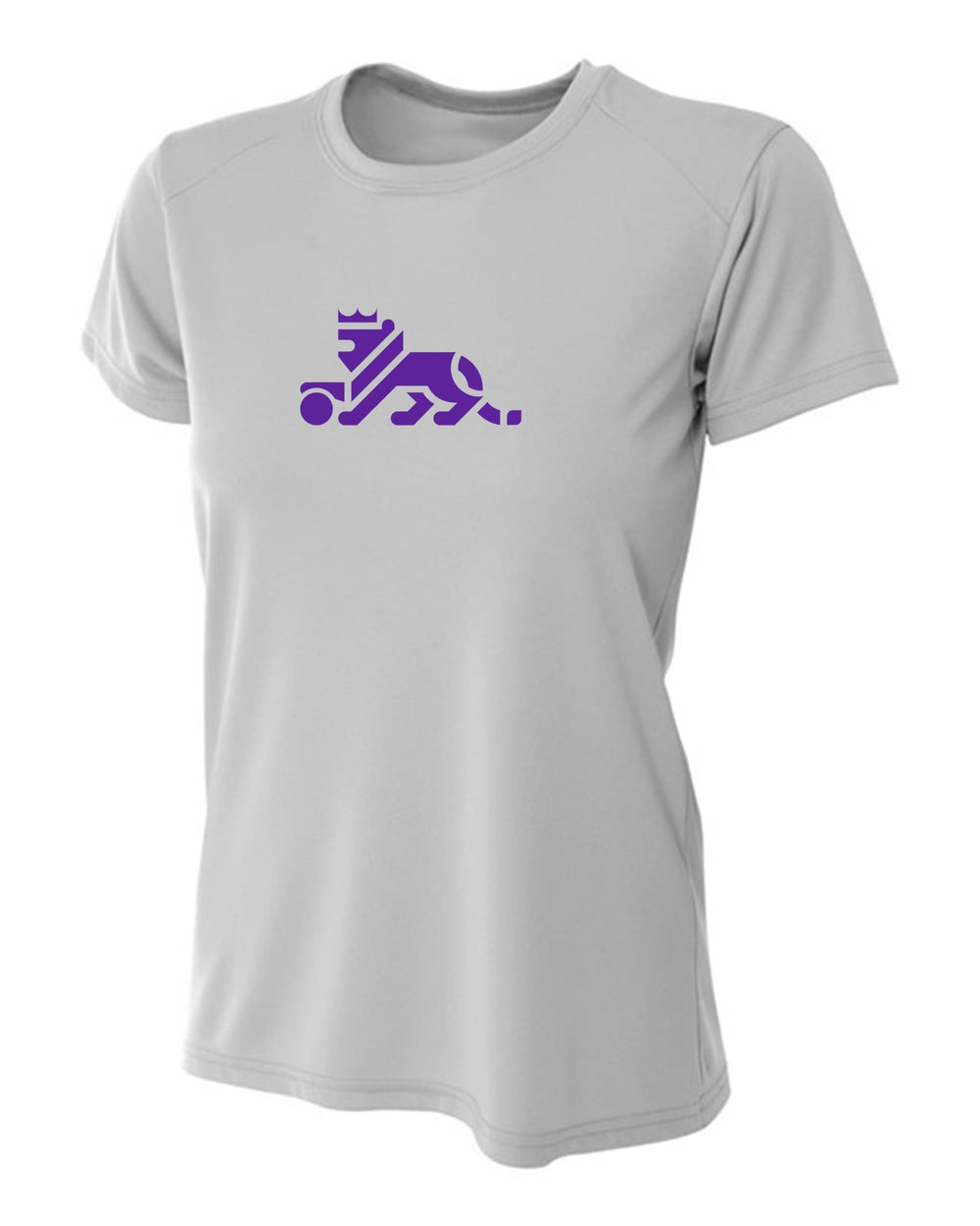 Louisiana Elite Lion A4 Cooling Performance Crew Louisiana Elite Spiritwear Silver Womens Small - Third Coast Soccer