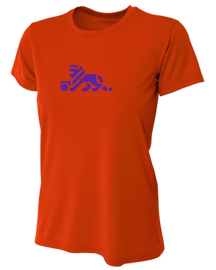 Louisiana Elite Lion A4 Cooling Performance Crew Louisiana Elite Spiritwear Orange Womens Small - Third Coast Soccer