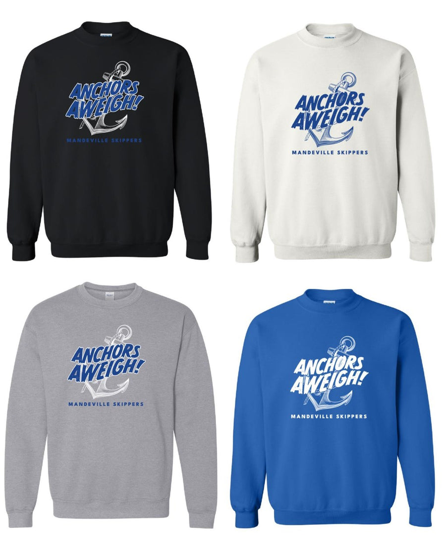 Mandeville HS Anchor Crew Neck Sweatshirt MHS Spiritwear - Third Coast Soccer