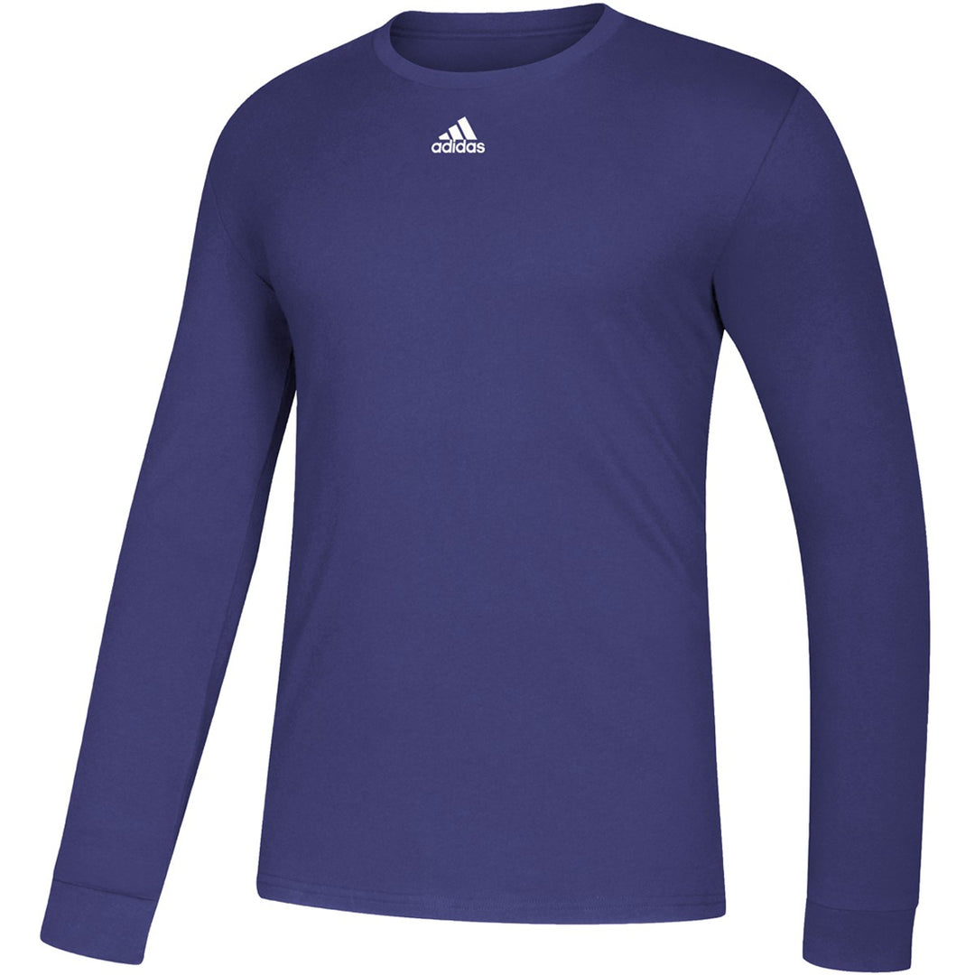 adidas Climalite LS Tee Training Wear Collegiate Purple Mens XSmall - Third Coast Soccer