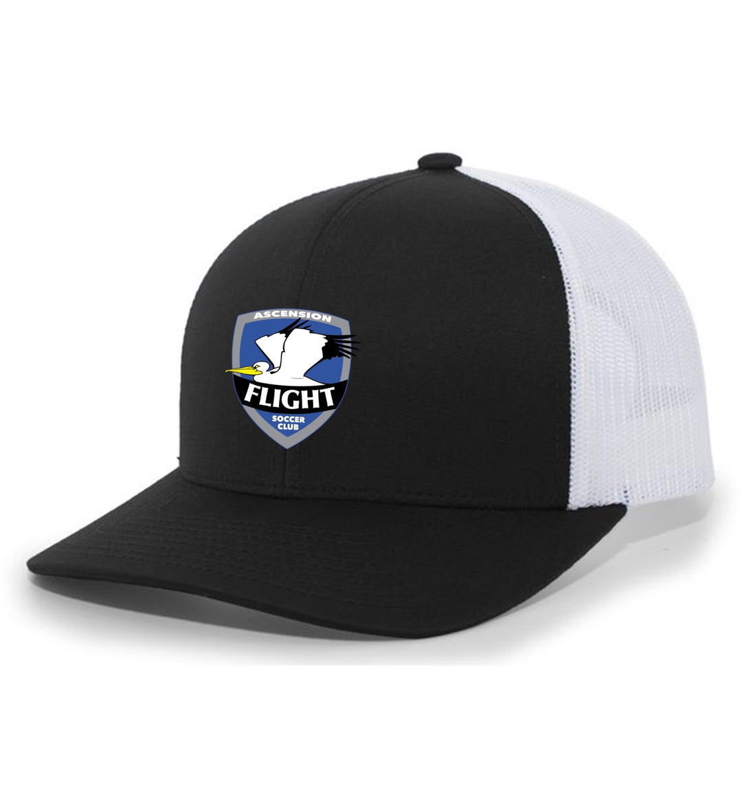 TCS AFSC Trucker Hat AFSC Spiritwear Black/White Full Color Patch - Third Coast Soccer