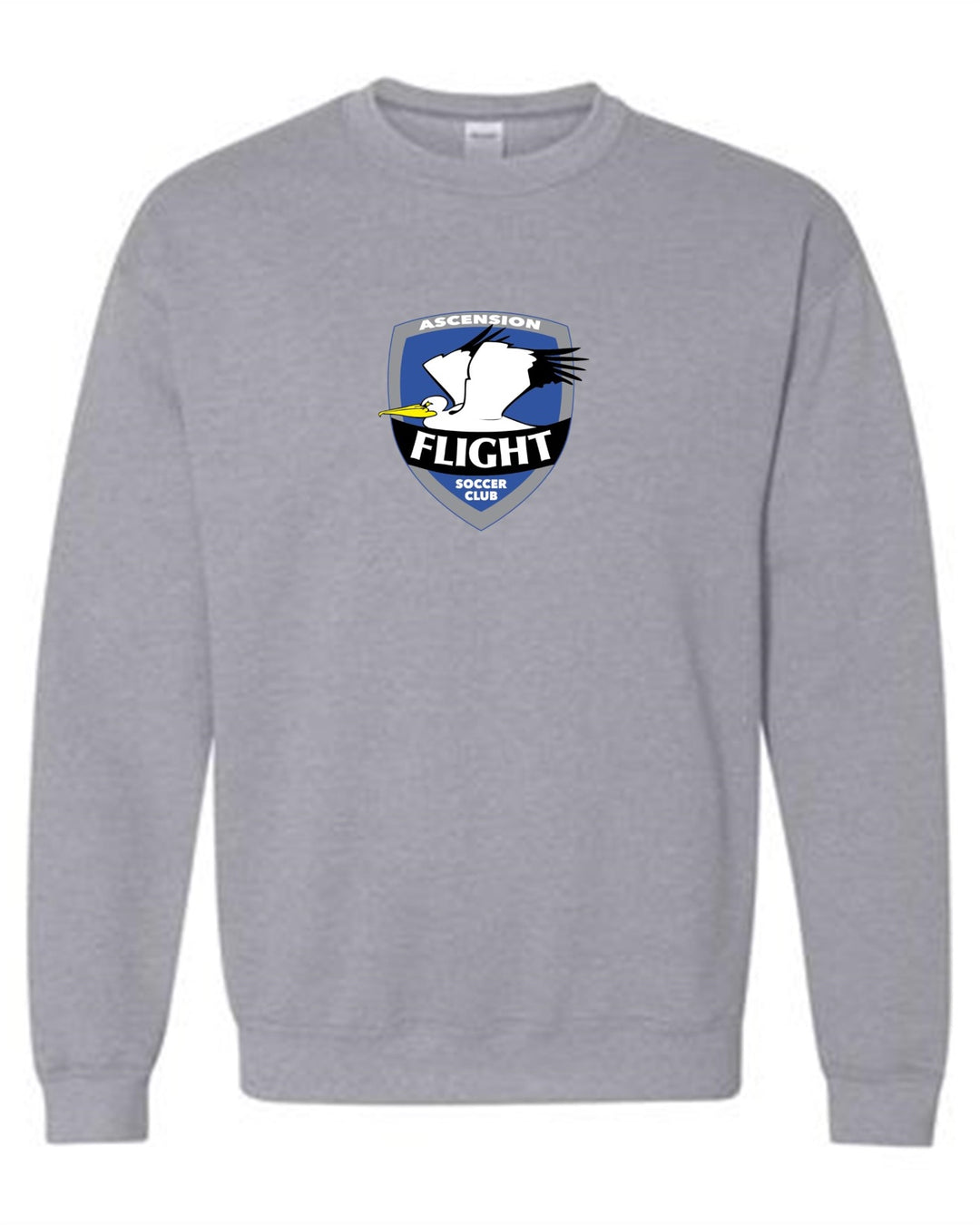 AFSC Crew Neck Sweatshirt AFSC Spiritwear Sport Grey Youth Small - Third Coast Soccer