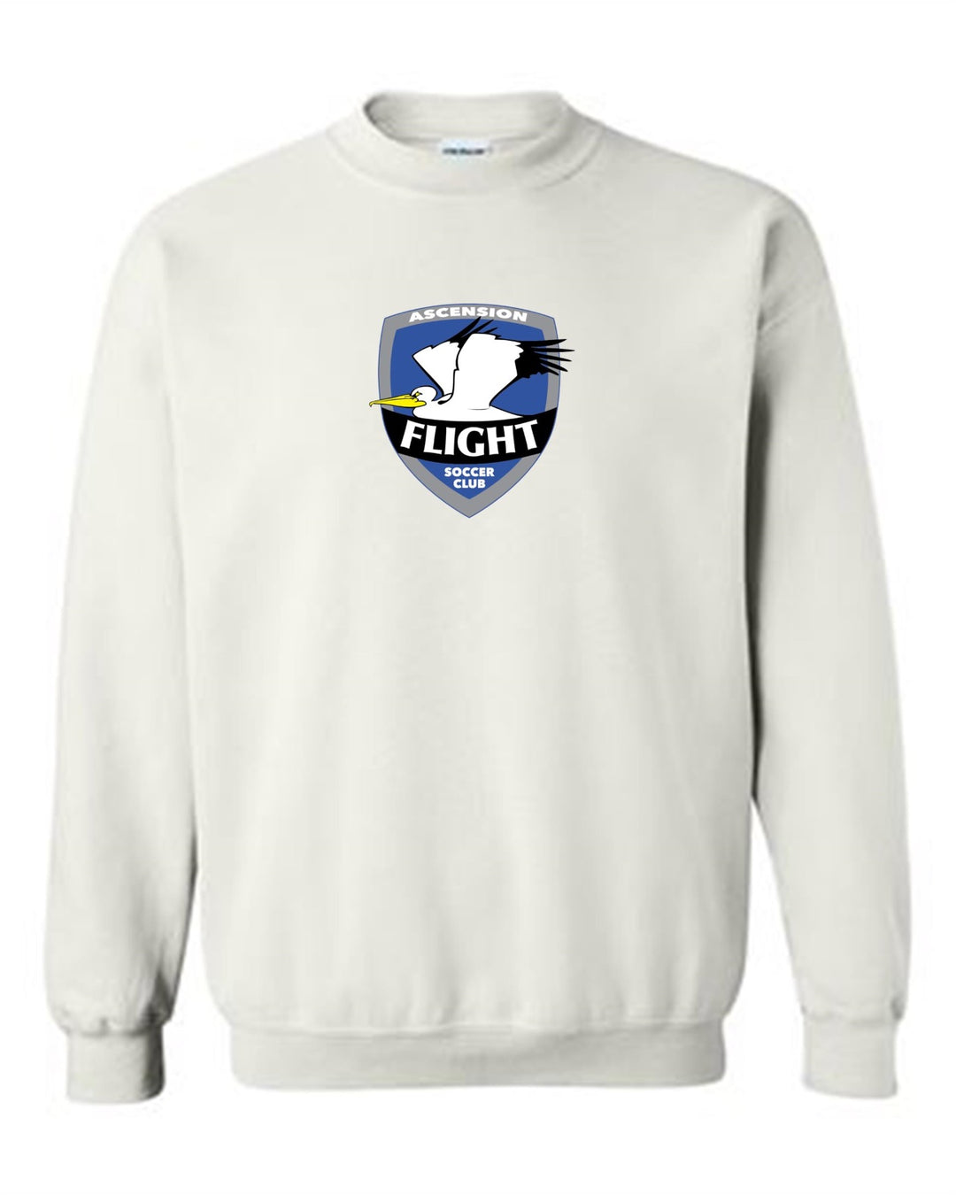 AFSC Crew Neck Sweatshirt AFSC Spiritwear White Youth Small - Third Coast Soccer