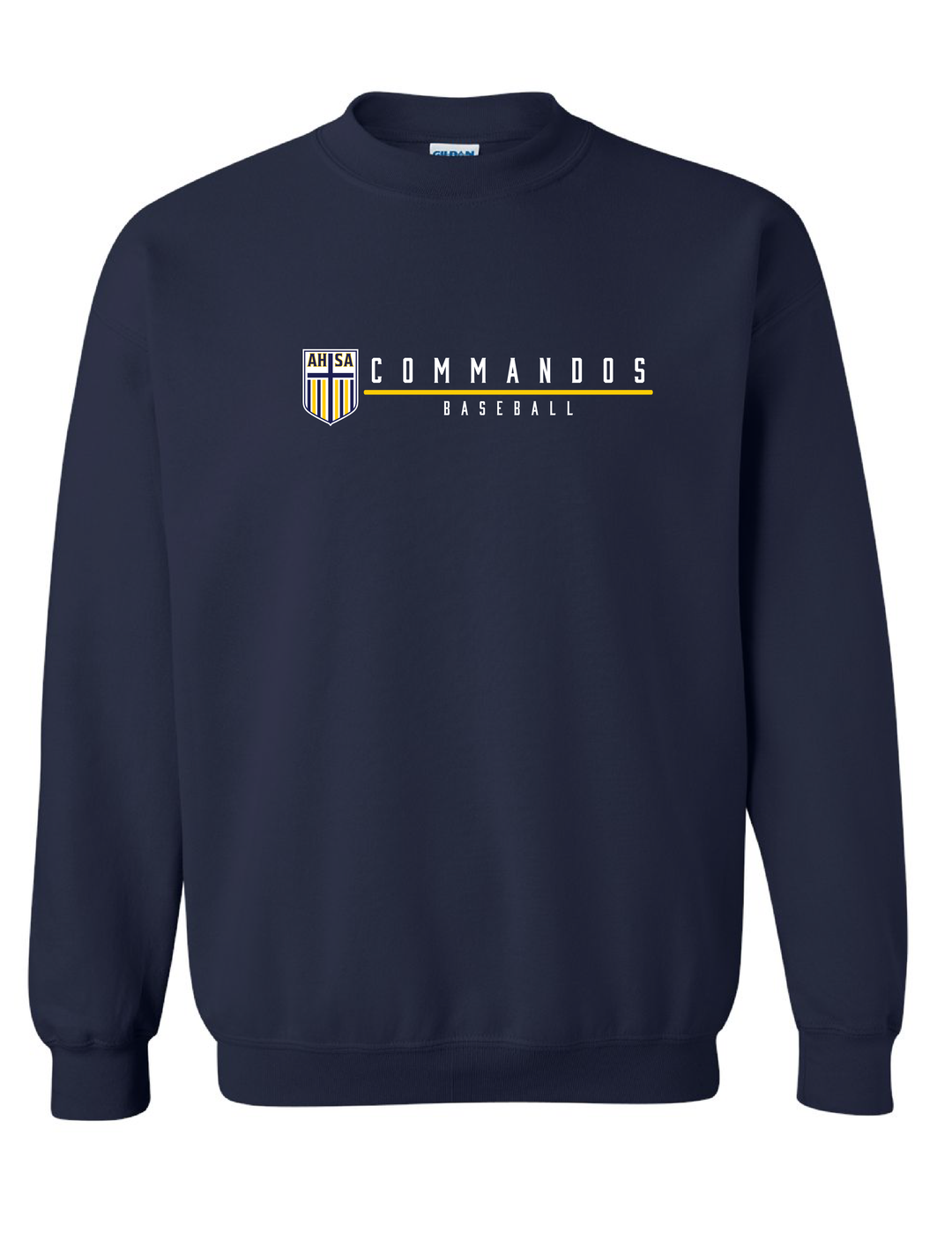 AHSA Baseball Crew Neck Sweatshirt AHSA Baseball Navy Mens Small - Third Coast Soccer